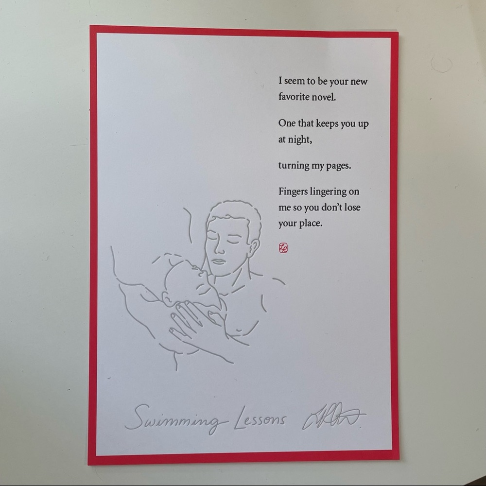 *RARE* Lili Reinhart Swimming lessons excerpt Mini Poster card